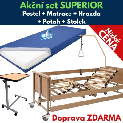 Polohovacie postele Akčný set Superior foto